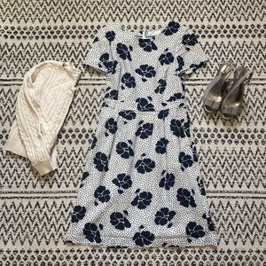 Boden Navy Floral Dress